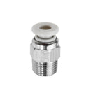 10pcs Creality 3D Silver 1/8 Teeth Thread Nozzle Quick Direct Pneumatic Connector For 3D Printer