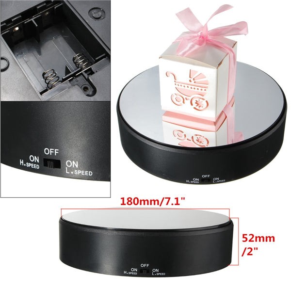 7-8 r/min Battery Powered Rotating Rotary Display Stand Turntable