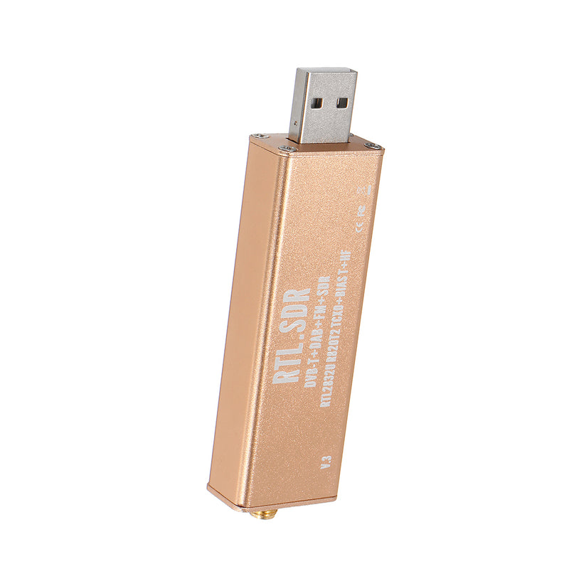 RTL SDR Receiver V3 Pro RTL2832U R820T2 0.5PPM TXCO HF Bias SMA Software Defined Radio Fullband for Windows 10 Mac Android Linux