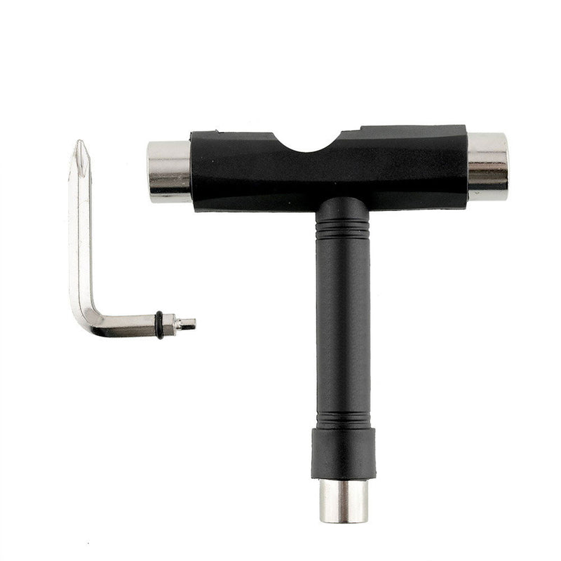 Universal T Shape Wrench Roller Skate Skateboard Longboard  Board ATB Tool Allen Key Multifunction