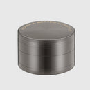 KCASA KC-XS02 Four Piece Forage Herb Grinder Metal Spice Crusher Zinc Alloy Pollen Catcher