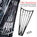 Aluminum Frame Grill Black For Harley Touring Street Glide FLHT 2009-2013