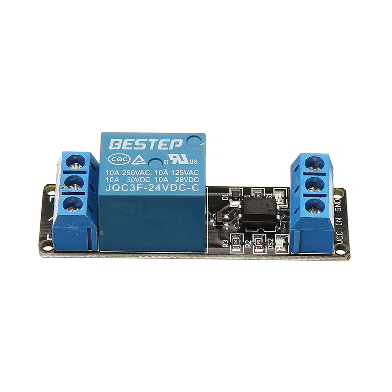 BESTEP 1 Channel 24V Relay Module Optocoupler Isolation With Indicator Input Active Low