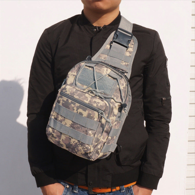 ZANLURE A18 Military Fan Camouflage Waterproof Tactical Bag Chest Bag Crossbody Bag For Man Wowan Camping Hunting Fishing