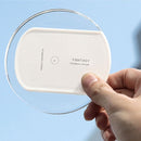 Bakeey K9 Crystal Qi Wireless Charger Pad Adapter for iPhone X 8 Plus S8 S9 Note 8