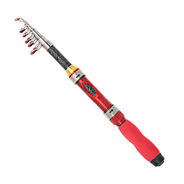 ZANLURE 1.5/1.7/1.9m Carbon Fiber Fishing Rod Telescopic Sea Fishing Pole Hand Fishing Tackle Sea Rod