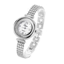 LVPAI P132 Elegant Design Shining Women Bracelet Watch Rhinestone Quartz Watch