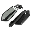 Motorcycle Bike Rear View Side Mirrors 8mm 10mm Angled For Honda Suzuki