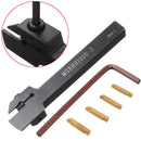 MGEHR 1010-2 10x10x100mm Lathe Turning Tool Holder With 4pcs MGMN200 Inserts