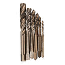 Drillpro M3-M10 HSS Co M35 Machine Sprial Flutes Taps Metric Screw Tap Right Hand Thread Plug Tap Drill