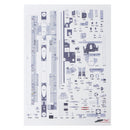 1:400 3D Paper Model DIY England Invincible Class Aircraft Carrier Ship Boat Kit Sailing Boats Model