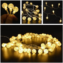 KCASA 2M 20 LED Bubble Ball String Lights LED Fairy Lights for Festival Christmas Halloween