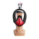 Full Face Snorkel Mask Scuba Diving Breathing Water Sports Security Buckle Set
