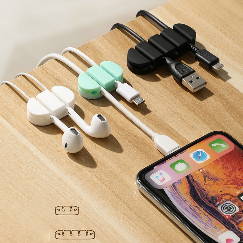 JOYROOM JR-ZS209 Desktop Tidy Management Cable Organizer Winder for iPhone X XS Huawei Xiaomi Mi9 S10 S10+ Data Cable and Mouse Headphone Wire