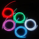 ARILUX Battery Powered 5PCS 1M Multicolor DIY Glow EL Wire Strip Light for Halloween Christmas DC3V