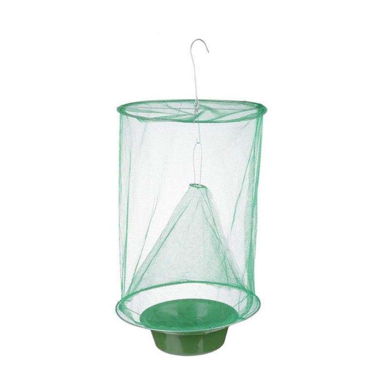 Fly Trap Insect Trap Net Gardening Hanging Folding Reusable Drosophila Insect Hog Catcher Killer