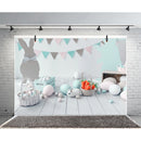 5x7FT Vinyl Easter Day Egg Rabbit Radish Photography Backdrop Background Studio Prop