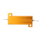 20pcs RX24 50W 2.5R 2.5RJ Metal Aluminum Case High Power Resistor Golden Metal Shell Case Heatsink Resistance Resistor