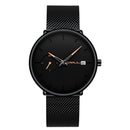 CRRJU 2258 Simple Dial Color Bright Needle Day Display Fashion Men Quartz Watch