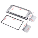 2 Din Car Radio Frame For Stereo Panel Dash Mount Double Fascia Install Kit Refit Frame