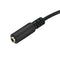 Claite 3.5mm Male To 3.5mm Female 25cm Audio Extension Cable