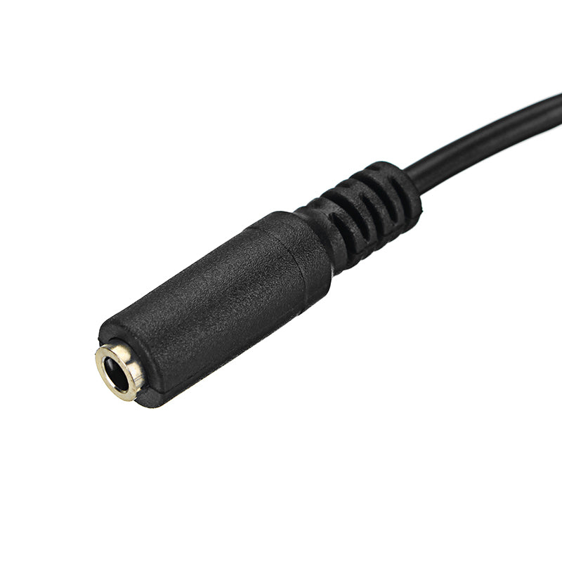 Claite 3.5mm Male To 3.5mm Female 25cm Audio Extension Cable
