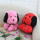Artificial Rose Flower Dog Holiday DIY Birthday Gift 38cm Beautiful For Wedding Decorations