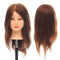 100% Real Human Hair Mannequin Head Salon Hairdressing 18'' Training Head + Clamp