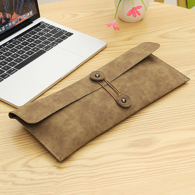 PU Leather Keyboard Storage Bag Dustproof Carrying Bag for 61 Key Mechanical Keyboard