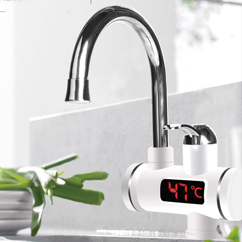 3000W Electric Heating Water Tap Temperature Display Hot Water Heater Faucet Home Bathroom