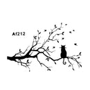 Modern Cat Tree Branches Wall Sticker Sofa Restaurant Wall Decor PVC Removable