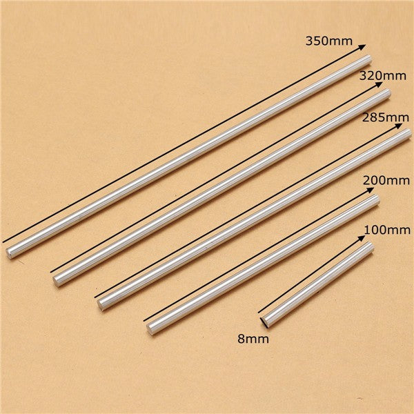 8mm 100/200/285/320/350mm Carbon Steel Linear Rail Shaft Rod