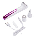 3 IN 1 Women Lady Epilator Shaver Trimmer Wet & Dry Arm Leg Body Hair Remover