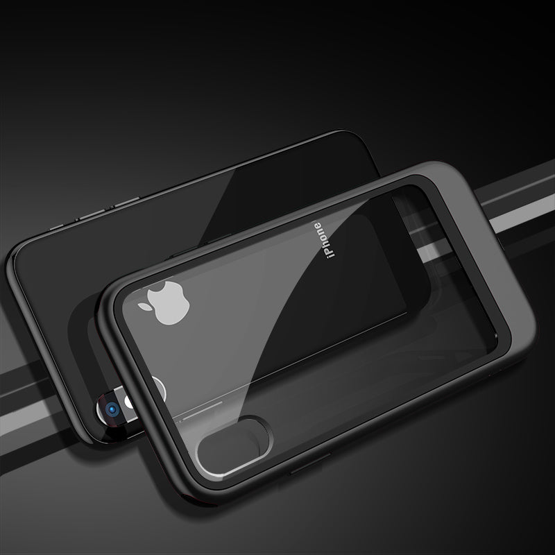 Bakeey Clear Transparent Protective Case For iPhone X Shockproof Air Cushion Corners TPU Case