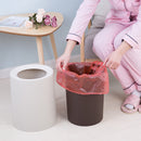 8L Home Living Room Bedroom Uncovered Trash Can Frosted ABS Bag