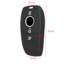 Silicone Rubber Smart Remote Key Cover Case For Mercedes Benz 2016 2017 E Class