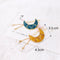 Sweet Shiny Moon Beads Tassels Hair Clip Hair Accessories for Girls Women