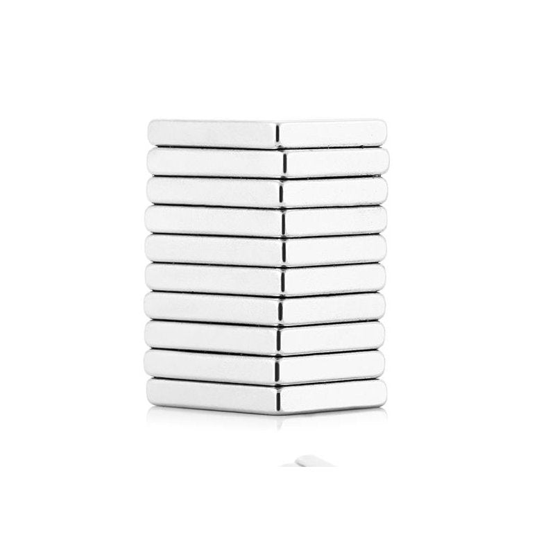 10Pcs 20 x 15 x 3mm N38 Powerful Creative NdFeB Cube Magnetic Toys For Kid Adult DIY