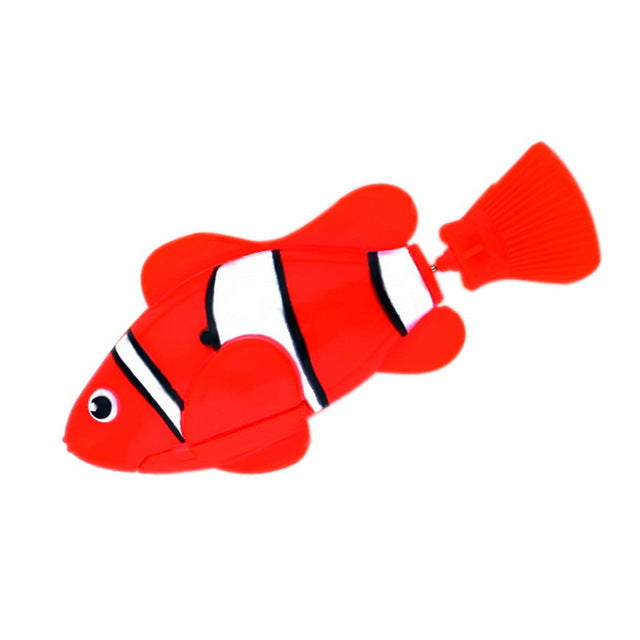 Swim Electronic Robofish Activated Battery Powered Robo Pet Toys fish Robotic Pet for Fishing Tank