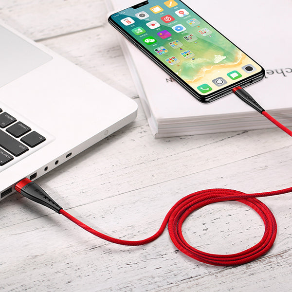 USAMS U11 Micro USB Braided Fast Charging Data Cable 1.2M For Samsung S7 S6 Xiaomi Redmi Note 5