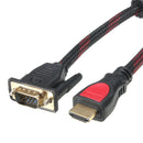 1.5m 1080P High Definition Male to VGA Male Video AV Converter Adapter Cable for DVD HDTV PC