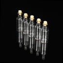 5Pcs Mini Empty Tiny Clear Essential oil Bottle Wishing Message Glass Bottles Jars Container Crafts
