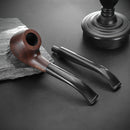 Highend Double Handle Ebony Wooden Water Pipe Handmade Tool