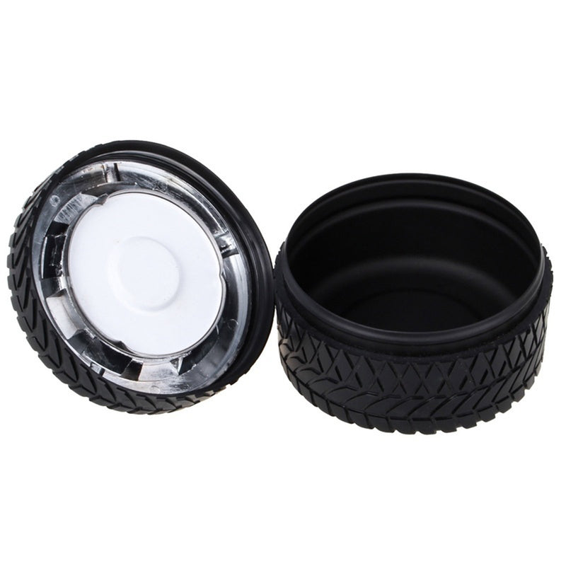 Universal Durable Portable Car Ashtray Car Interiors Fashion Wheel Style Ashtray