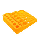 220x205x58mm Plastic Drill Bit Collet Chuck Milling Cutter Storage Box Tool Accessories Storage CNC Lathe Tool