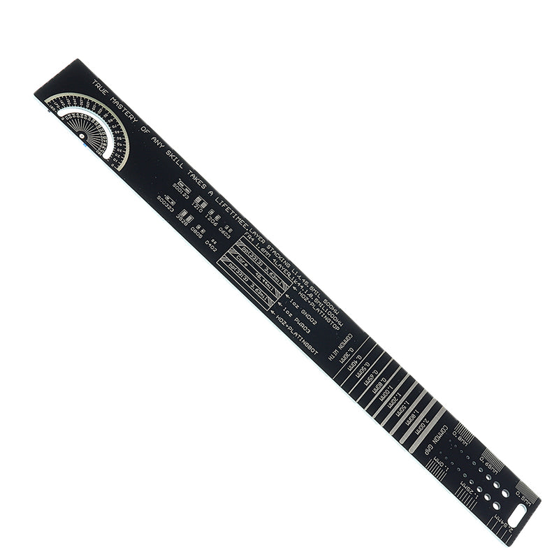5pcs 25CM PCB Ruler For Electronic Engineers Measuring Tool PCB Reference Ruler Chip IC SMD Diode Transistor Package Electronic