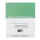Aodu Tuya Smart Life EU 433Mhz 3 Gang Smart WIFI Light Switch Interruptor Touch Wall Power Switch App Remote Control Intellegent Switch Work With Alexa Google Home