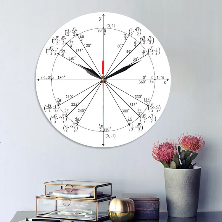 Emoyo ECY064 Creative Mathematics Wall Clock 3D Wall Clock For Home Office Decorations B