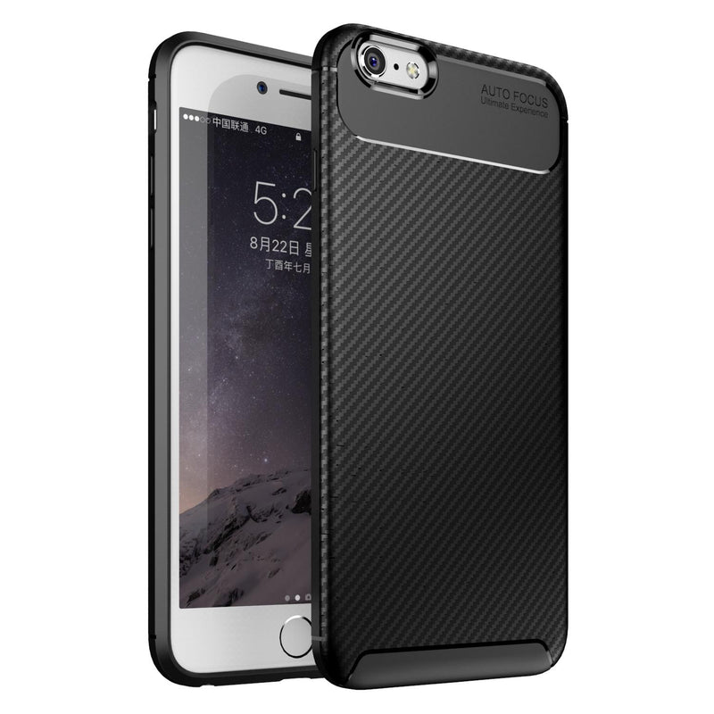 Bakeey Protective Case For iPhone 6/6s Slim Carbon Fiber Fingerprint Resistant Soft TPU Back Cover