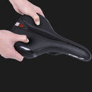 WHEEL UP P005 Reflective Bike Saddle Cycling Hollow Breathable Shock Absorption Seat Cushion